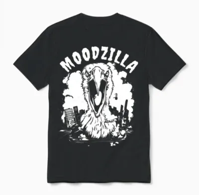 Flamingo Funny Unisex T-Shirt - Black