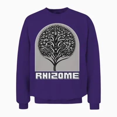 Green Living Unisex Sweatshirt - Purple