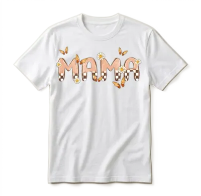 Retro Mama Unisex T-Shirt - White