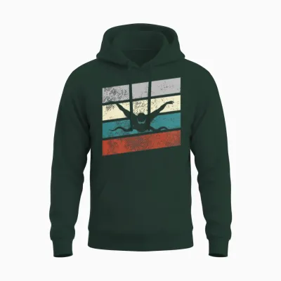 Parkour Retro Unisex Hoodie - Forest