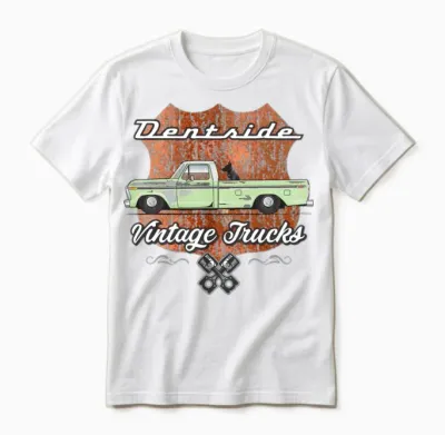 Dentside Winter Green Unisex T-Shirt - White