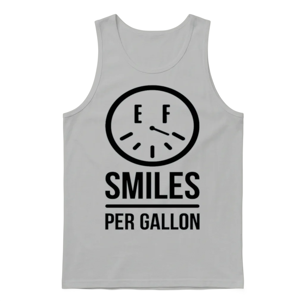 Dude in Blue Smiles Women's T-Shirts Unisex Tank Top - Ash