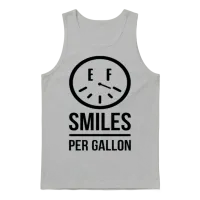 Dude in Blue Smiles Women's T-Shirts Unisex Tank Top - Ash – 1