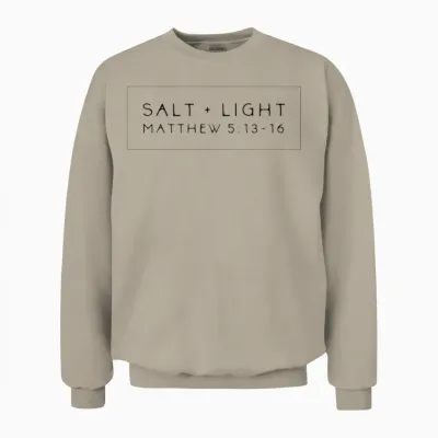 Salt Light Matthew Unisex Sweatshirt - Sand