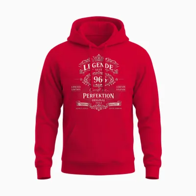 60. Geburtstag Mann Frau 60 Jahre Deko 1966 Geschenk Lustig Unisex Hoodie - Red