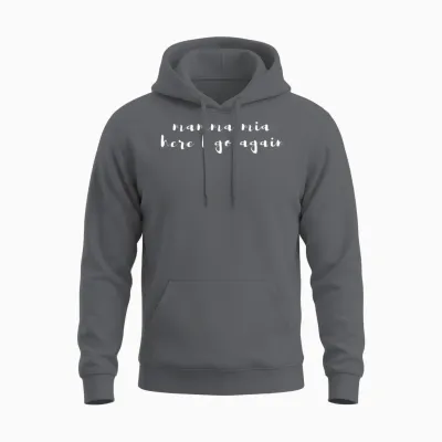 Mamma Mia Unisex Hoodie - Charcoal