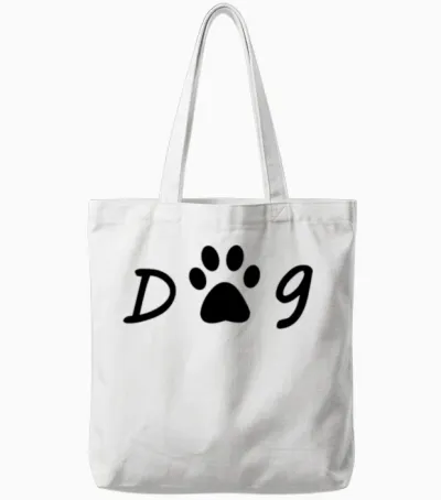 Dog Tote Bags - White
