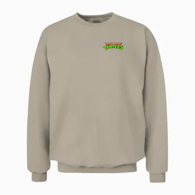 Teenage Mutant Ninja Turtles Classic Vintage Pocket Logo Unisex Sweatshirt - Sand