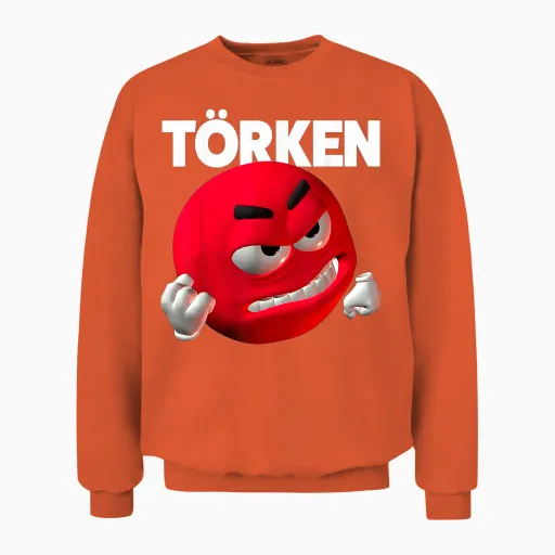 Törken Unisex Sweatshirt in Orange