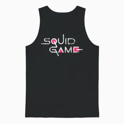Squid Game Squid Game Logo T-Shirt, Black, S Unisex Tank Top - Black
