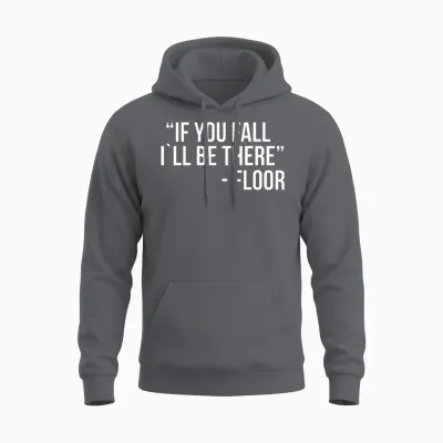 If You Fall I`ll Be There Unisex Hoodie - Charcoal