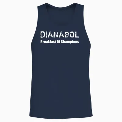 Bodybuilding Dianabol Steroid - Breakfast Of Unisex Tank Top - Navy