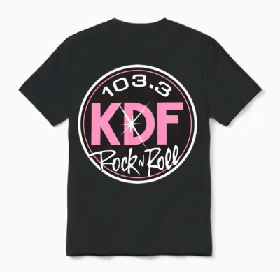Design1033 Kdf Nashville in Pink Funny Unisex T-Shirt - Black