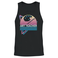 Art Teacher Art Professor Retro Unisex Tank Top - Black – 2