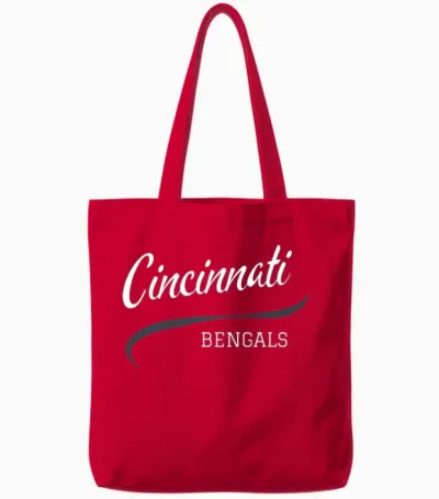 Retro Football Tote Bags - Red