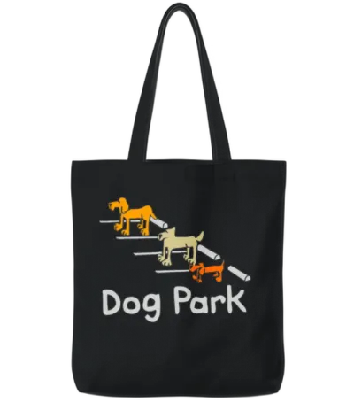 Computergear Dog Park Parking Tote Bags - Black