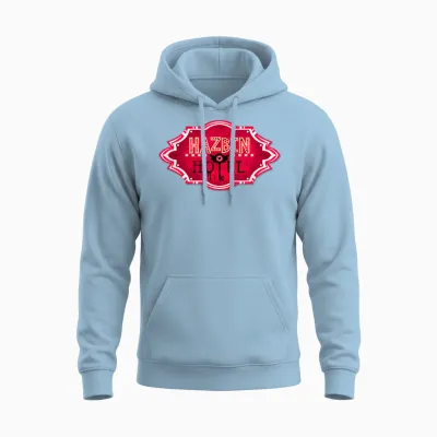 Hazbin Hotel - Title Unisex Hoodie - Light Blue