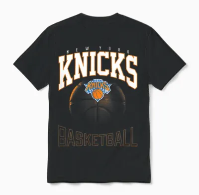 Fichiers Officiels De La Nba New York Knicks X Unisex T-Shirt - Black