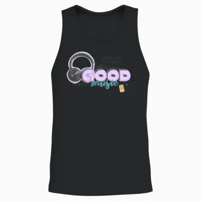 Good Music Unisex Tank Top - Black