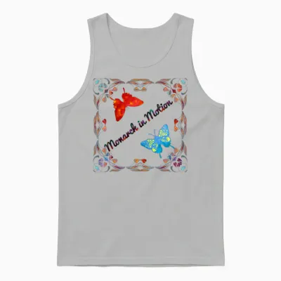 Butterfly Unisex Tank Top - Ash