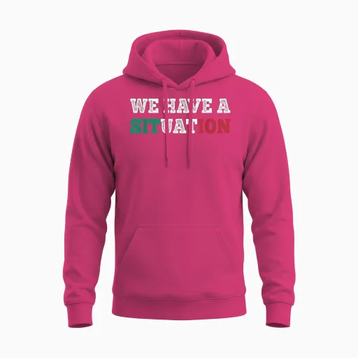 We Have a Situation New Jersey Garden Nj Shore Italian Unisex Hoodie - Heliconia
