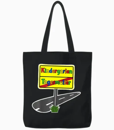 Abschiedsgeschenke Für Tageskinder Tagesmutter Kindergarten Tote Bags - Black