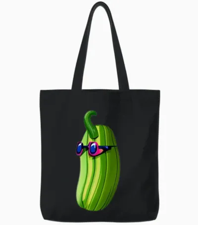 Rockabilly Chini Tote Bags - Black