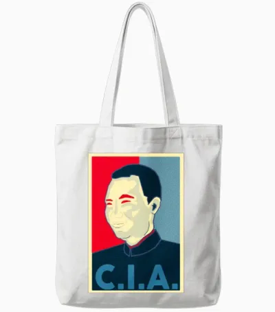 General Vang Pao Tote Bags - White