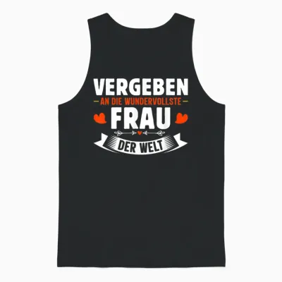 Malle Vergeben an Die Wundervollste Frau Mallorca Unisex Tank Top - Black