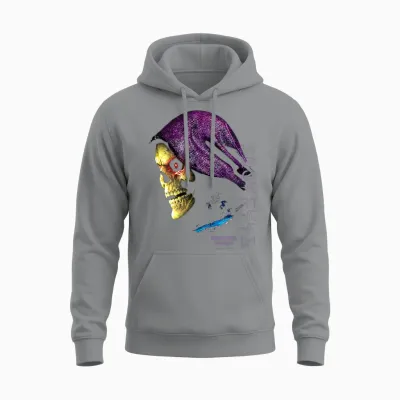 Masters of the Universe: Skeletor-Porträt Unisex Hoodie - Sport Grey