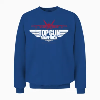 Top Gun Maverick Kampfjet Unisex Sweatshirt - Royal