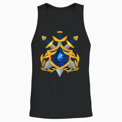 Master Emblem Unisex Tank Top - Black