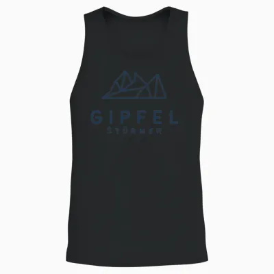 Mountains | Hiking | Summit | Nature Unisex Tank Top - Black