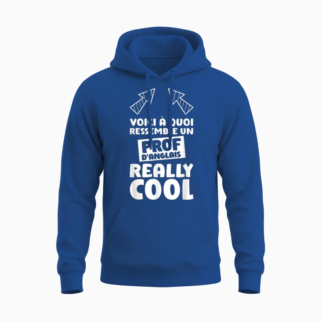 English Teacher Quote Funny English Teacher Unisex Hoodie in Royal