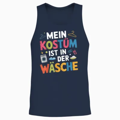 Mein Kostüm Ist in Der Wäsche Karneval Kostüm Children's Boys' Unisex Tank Top - Navy