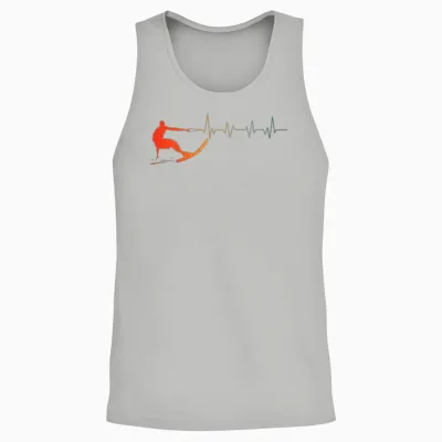 Cool Waterski Art Water Ski Coach Water Skiing Unisex Tank Top - Ash