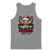 Best Dog Mom Ever Dog Dogs Best Dog Mama Unisex Tank Top - Sport Grey – 1