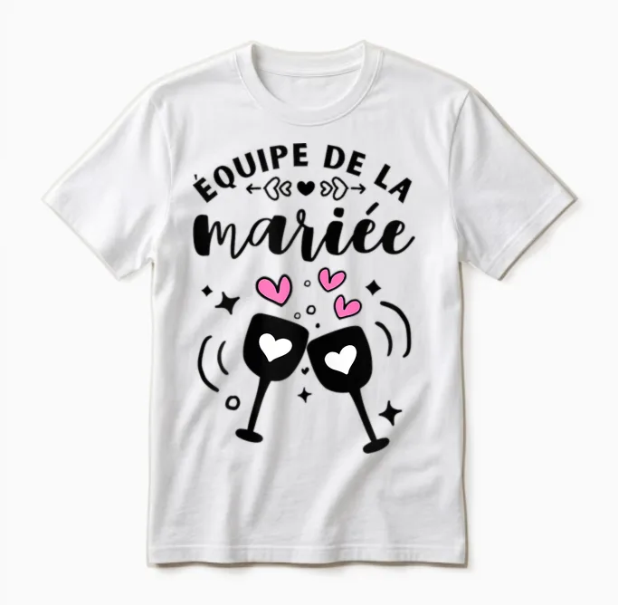 Women's Bride Team Woman Future Bride Evjf T-Shirt, White, Female X-Small Unisex T-Shirt in White