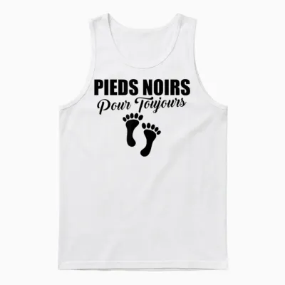 Gift Idea Original Grandpa Granny Black Feet T-Shirt, White, S Unisex Tank Top - White