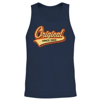 Original Since 2004 (year of Birth, Birthday / 3c) Unisex Tank Top - Navy – 2