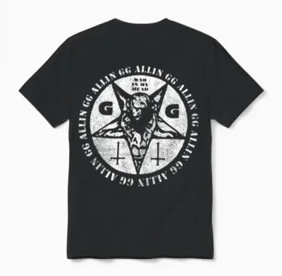 Gg Allin Unisex T-Shirt - Black