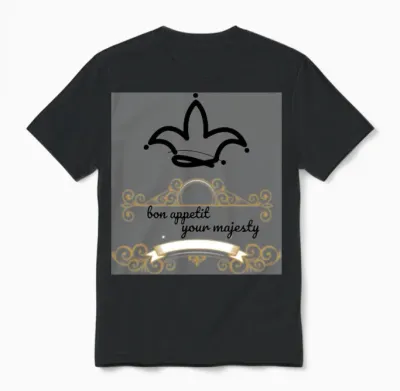 Royal Design Unisex T-Shirt - Black