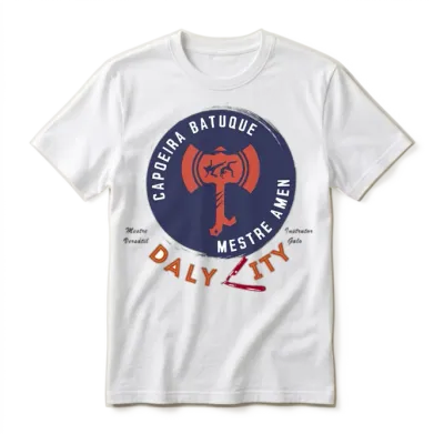 Og Logo: Capoeira Batuque 2022 Ed. Unisex T-Shirt - White