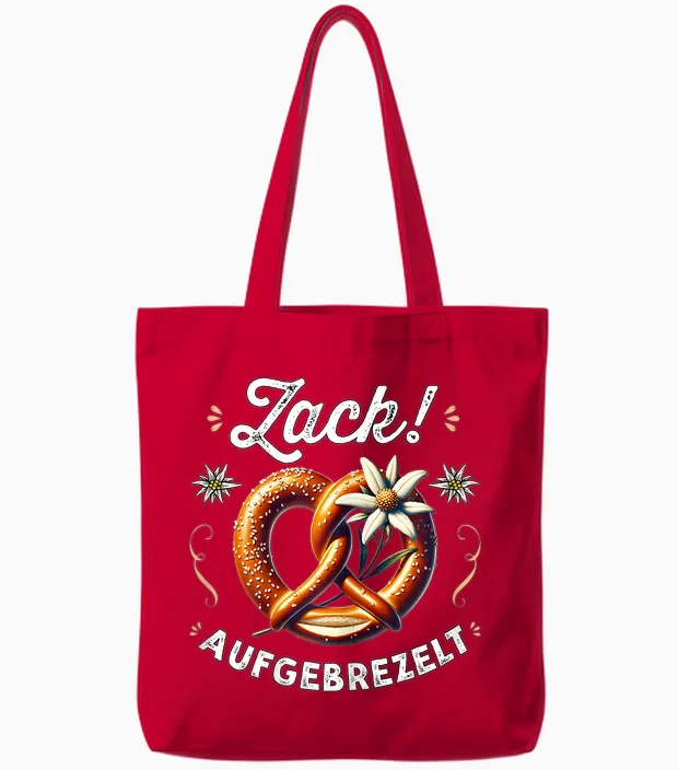 Passend Für Oktoberfest T-Shirt Damen Trachtenshirt Trachten Tote Bags in Red