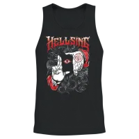 Hellbound Vision – Dark Occult Gothic Streetwear T Unisex Tank Top - Black – 2