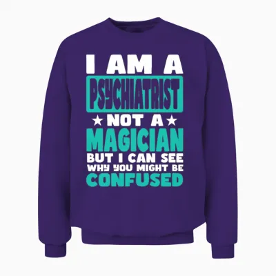Psychiatrist Unisex Sweatshirt - Purple