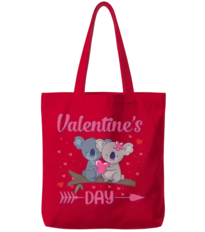 Valentine's Day Tote Bags - Red