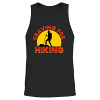 Craving for Hiking & Outdoors Unisex Tank Top - Black – 2
