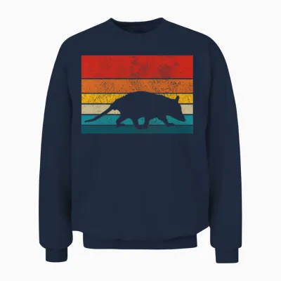 Opossum Vintage Retro Unisex Sweatshirt - Navy