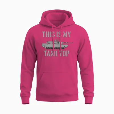 This Is My Tank Top Abrams Tank Funny Military Unisex Hoodie - Heliconia